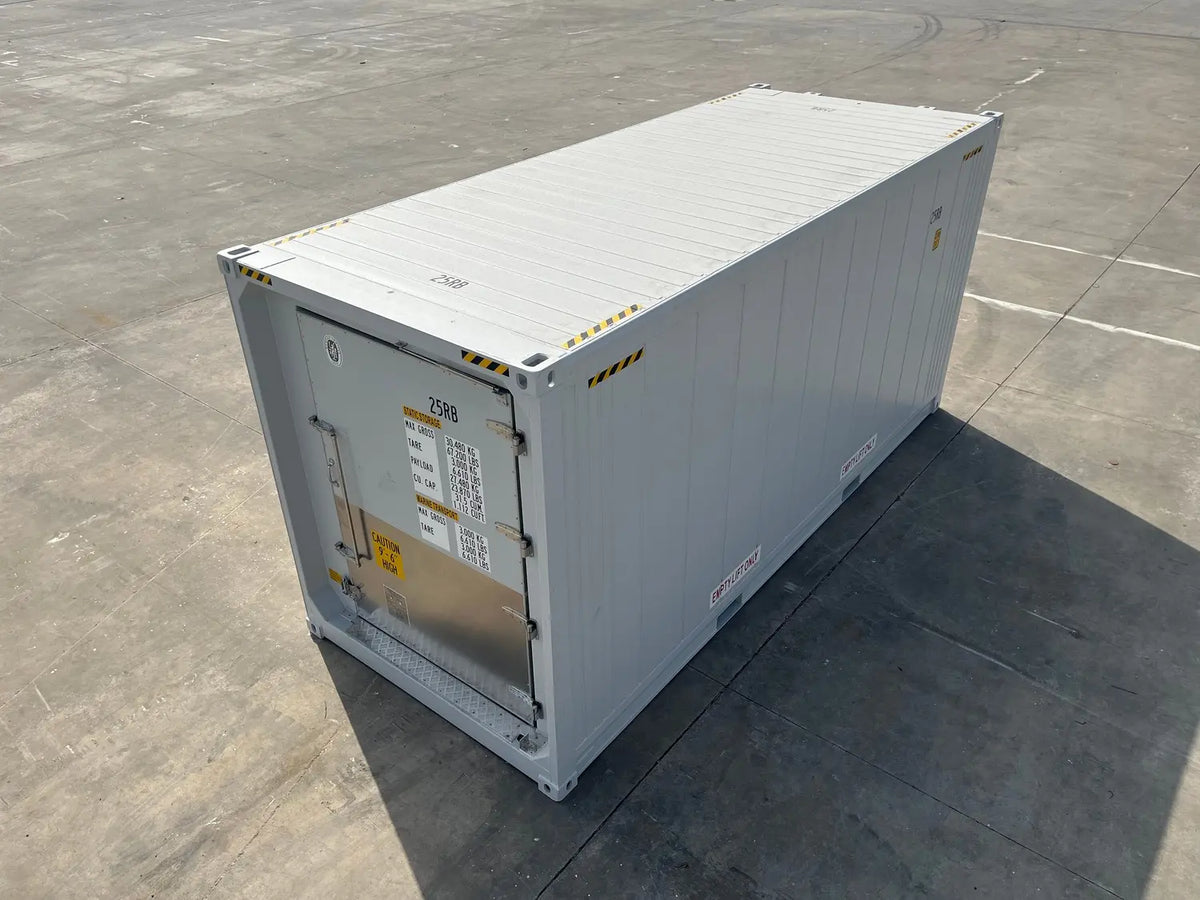 20′ High Cube Reefer Container mit versenkter Butcher-Tür