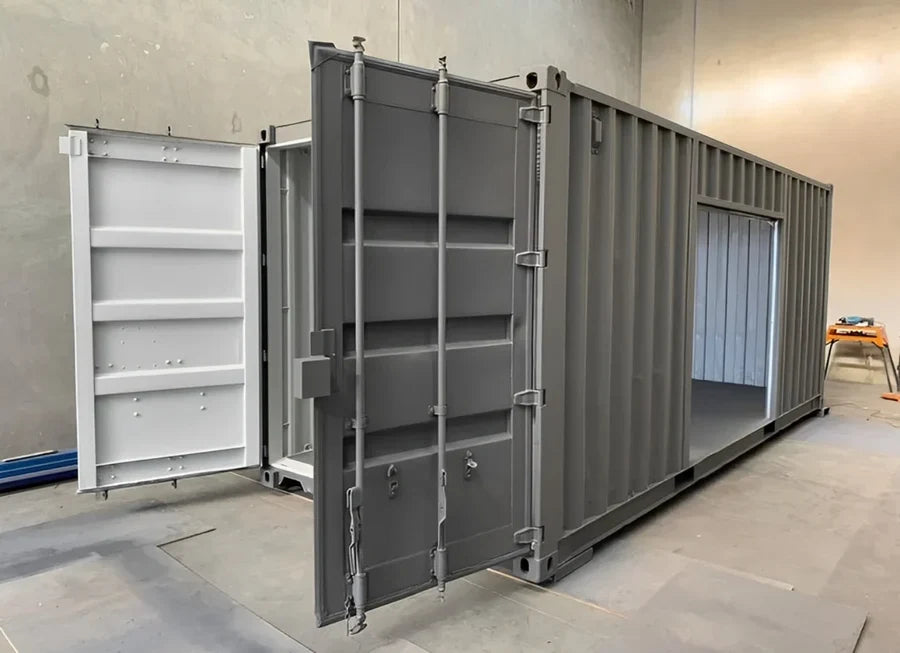 20ft x 8ft Behälter mit seitlicher Rolltür
